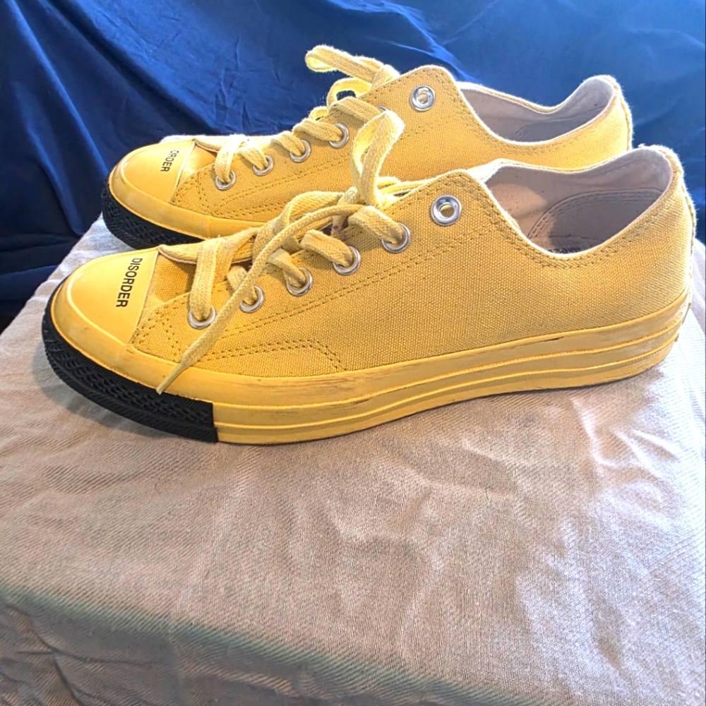 Converse Yellow Canvas Sneakers